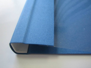 фото C-Bind Мягкие обложки А4 Softclear D 20 мм синие текстура лен