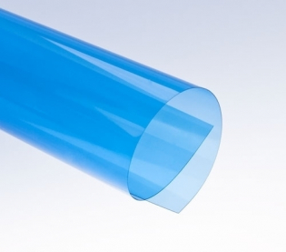 фото Обложки прозрачные пластиковые A4 0,2 мм, синие